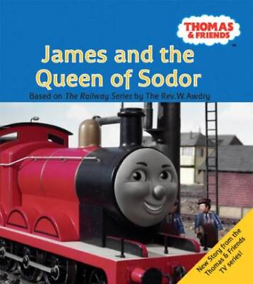 #ad James and the Queen of Sodor Thomas Friends Hardcover GOOD $6.64