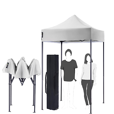 #ad AMERICAN PHOENIX 5x5 Pop Up Outdoor Canopy Tent Black Frame $90.00