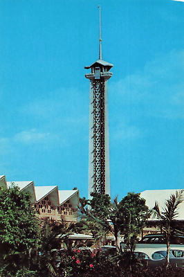#ad Riviera Beach Florida Bazaar Trylon Tower Tourist Attraction Vintage Postcard $6.39