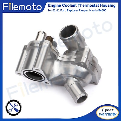 #ad Engine Coolant Thermostat Housing for 01 11 Ford Explorer Ranger Mazda B4000 $35.97