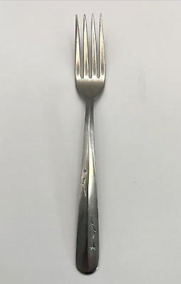 #ad Vintage Stainless Steel IMPERIAL Replacement Fork MCM Starburst USA $5.20