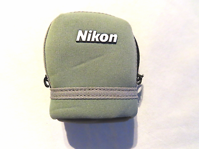 #ad Nikon Gray Camera Case Zipper Waist Pouch $9.44