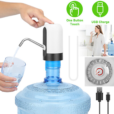 #ad Universal Dispenser For 5 Gallon Water Bottle Switch Pump Electric Automatic USB $11.77