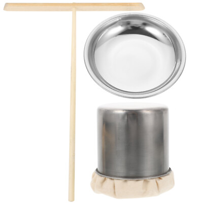 #ad Crepe Making Tool Set Pancake Maker Stick BBQ Accessories $12.49