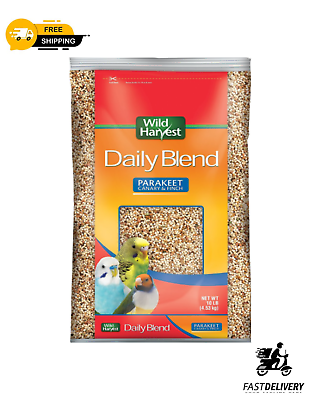 #ad Wild Harvest Daily Blend Nutrition Diet Bird Food Parakeet Canary and Finch 10Lb $14.99