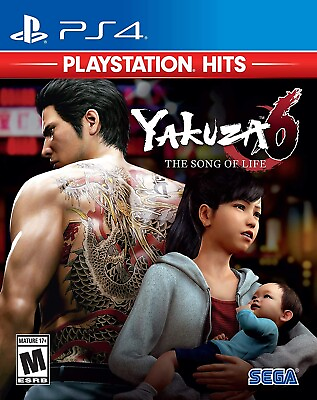#ad #ad Yakuza 6: The Song of Life Standard Edition PlayStation 4 Brand New $14.99