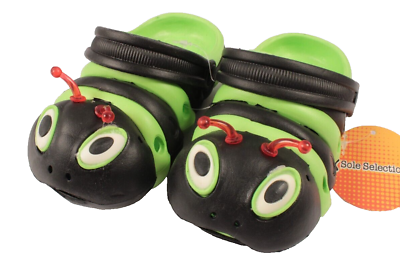 #ad Toddler Bug Garden Shoes Clogs Toddler Sizes Green $12.99