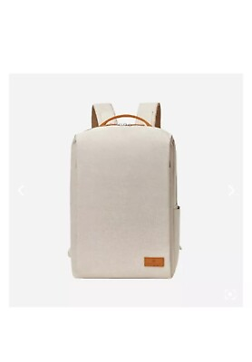 #ad Nordace Backpack White Beige Siena Smart Backpack Travel Backpack School Bag $39.99