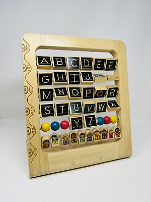 #ad My B Toyos Alphabet Wooden Activity Center Learning Toy Letter amp;Number Trainer $17.97