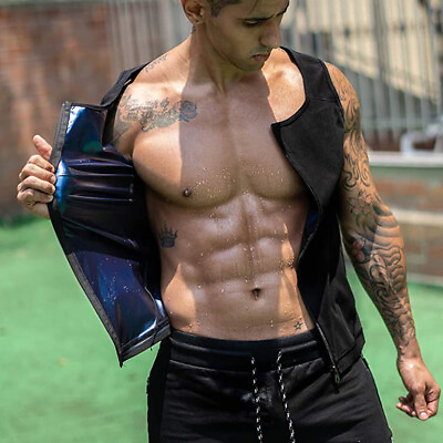 #ad Sweat Body Shaper For Women amp; Men Sauna Vest Slimming Gym Yoga Air Layer Thermal $9.40