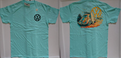 #ad Volkswagen Bettle Surfboard Surf Bug Officially Licensed T Shirt $24.75