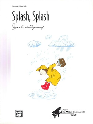 #ad Splash Splash Elementary Piano Solo Sheet Music 2004 Montgomery $9.75