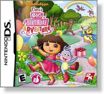 #ad Doras Big Birthday Adventure Nintendo DS TESTED $5.99