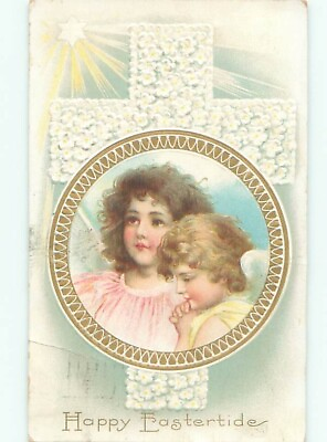 #ad Divided Back BEAUTIFUL ANGEL SCENE Great Postcard : make an offer AB0092 C $2.70