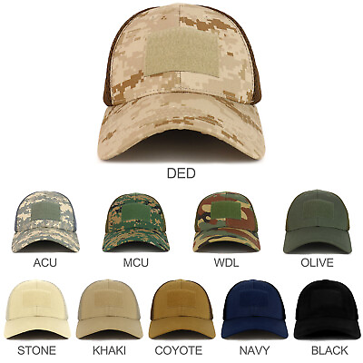 #ad Hook and Loop Patch Flex Fitting Tactical Air Mesh Back Cap FREE SHIPPING $19.99