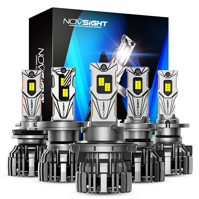 #ad NOVSIGHT 140W 30000LM LED Headlight Bulbs Kit High Low Beam 6500k Super Bright $35.09