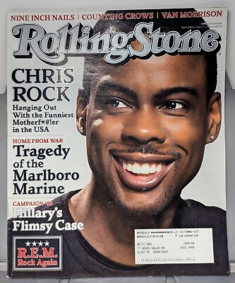 #ad Rolling Stone Magazine Issue 1049 April 3rd 2008 Chris Rock Cover $21.25