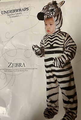 #ad 🧷 UNDERWRAPS HALLOWEEN CHILD COSTUME ZEBRA Medium 18 24m 🆕 $29.99
