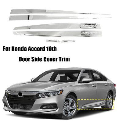 #ad Stainless Chrome Door Body Side Lower Trim for Honda Accord Sedan 2018 2022 $59.97
