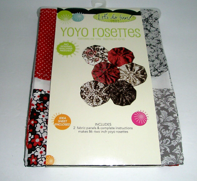 #ad Daisy Kingdom Yo Yo Rosette Craft Kit Makes 86 Cotton 2010 New BE $7.50