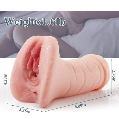 #ad Male Masturbaters Realistic Vagina Anal Pocket Pussy Sex Toys for Men Love Doll $17.49