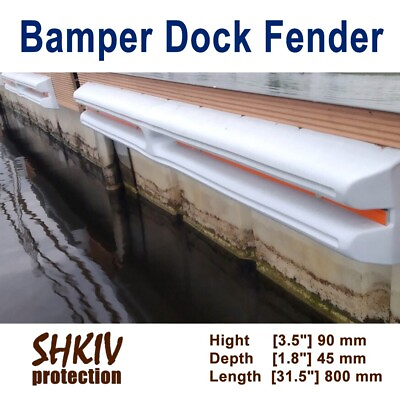 #ad Dock Bumper Fender for Marine WHITE $25.00