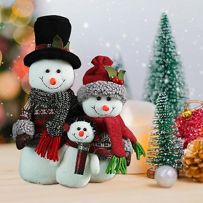 #ad Christmas Snowman Collectibles Decorative Seasonal Décor Xmas Arts for Winter $18.00