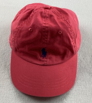 #ad Polo Ralph Lauren Pony Logo Dad Hat Cap Pink Strap Adjustable “Polo” Unisex $14.99