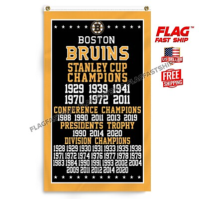 #ad Boston Bruins 3x5 ft Banner Flag Premium NHL Hockey Stanley FREE Shipping $12.98