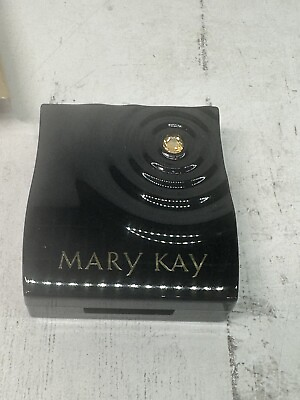 #ad Mary Kay Special Edition Compact Mini Unfilled New Mirror Stone Magnetic Black $6.00