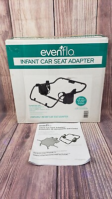 Evenflo Stroller Infant Car Seat Adaptor 630440 with Fabric Cover $44.96