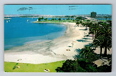 #ad San Diego CA California Mission Bay Park Water Playground Vintage Postcard $6.99