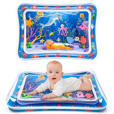 #ad Tummy Time Water Mat 丨Water Play Mat for Babies Inflatable Tummy Time Water Play $22.60
