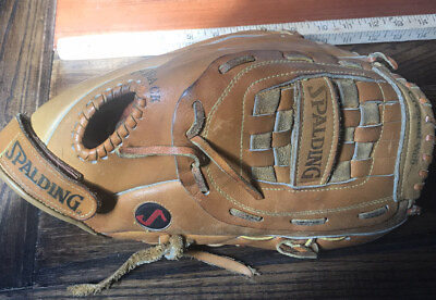 Spalding Baseball Glove SC4 42 901A Top Grain Leather Right Handed $29.99