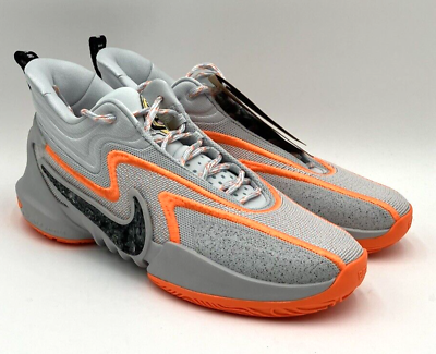 #ad NEW Nike Cosmic Unity 2 Unisex Basketball Shoe Gray Orange Size 9.5 DH1537 004 $74.99
