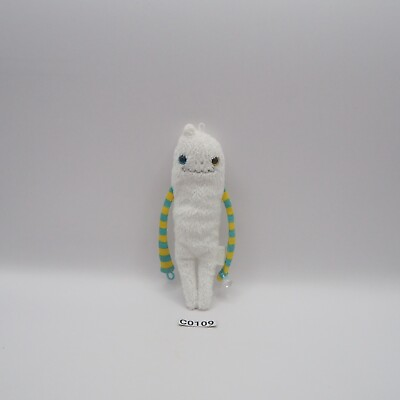 #ad Shinada Company Mokeke Alien Monster C0109 White Mascot 5quot; Plush Toy Doll Japan $10.39