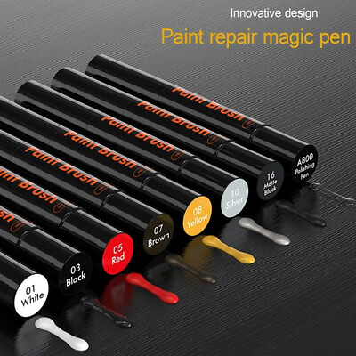 #ad 1pc Car Touch Up Paint Pen Scratch Remover Paint Repair Accessories Waterproof $3.81