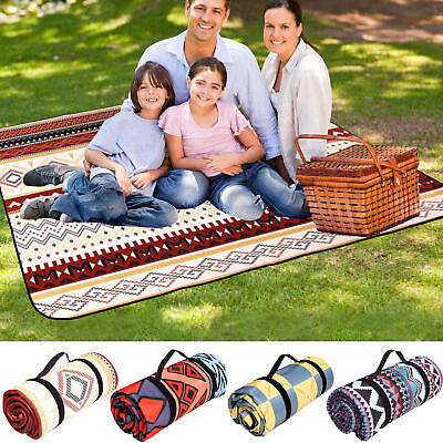 #ad Picnic Mat Waterproof Ethnic Style Patio Mat Outdoor Waterproof For gaudily $57.13