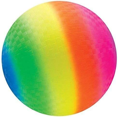 #ad 8.5 Inch Playground Balls Red Blue Green Yellow and Rainbow $20.27