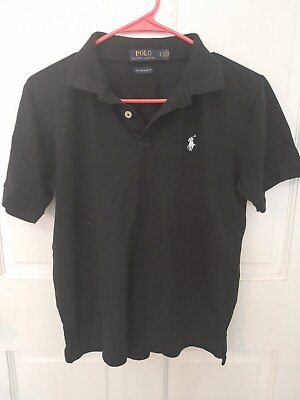 #ad Women’s Ralph Lauren Black Slim Fit Polo Shirt Size S P $15.00