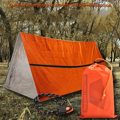 #ad Foldable Tent Survival Hiking Camping Shelter Outdoor Waterproof Storage Bag C $30.57
