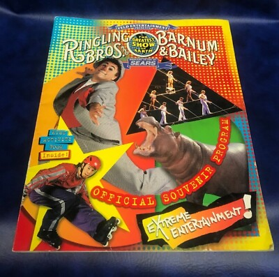 #ad Ringling Brothers and Barnum amp; Bailey Souvenir Program 127th Edition 1997 $17.79