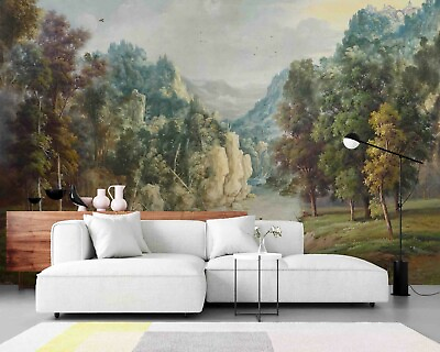 #ad 3D Landscape Oil Painting Wall Murals Wallpaper Murals Wall Sticker Wall Print 2 AU $199.99