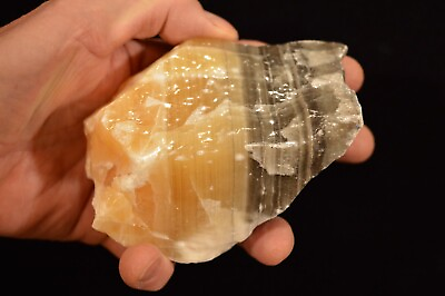 #ad ZEBRA ONYX 4quot; 1 Lb 1 Oz Rough Rock Mineral Raw Root Chakra Healing Crystal Stone $15.99