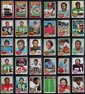 #ad VG 1976 Topps Football Cards Complete Your Set You U Pick From List 1 200 $0.99