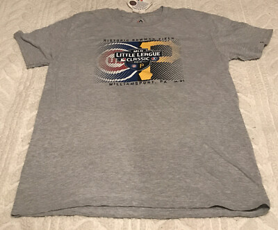 #ad 2019 Little League Classic Shirt Majestic Pittsburgh Pirates Chicago Cubs $28 $10.20