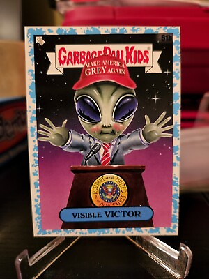 #ad 2020 Garbage Pail Kids TRUMP 35th Anniversary VISIBLE VICTOR SPIT BLUE 82 99🔥 $48.69