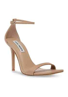 #ad NEW Size 11M Womens Steve Madden Shaye Ankle Strap Sandals Stiletto Heeled Beige $30.80