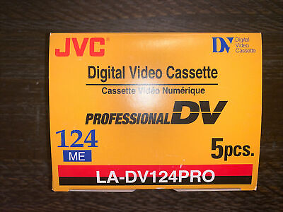 #ad JVC DVC Digital VIdeo Cassette Professional DV 124 ME Factory Sealed LA DV124PRO $17.33