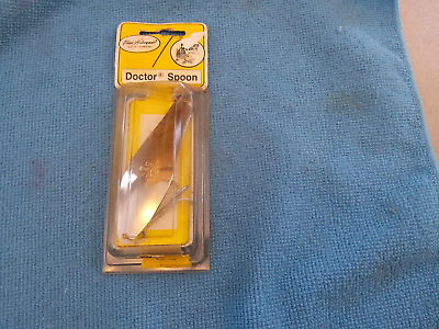 #ad FRED ARBOGAST DOCTOR SPOON NEW IN PACKAGE LITTLE DOCTOR 275 SILVER $8.95